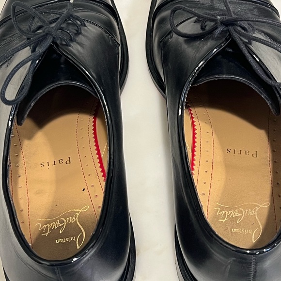 Men’s Christian Louboutin black leather shoes - Picture 4 of 7